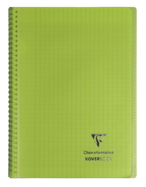 Cahier Spirale 24x32 Clairefontaine Koverbook 160 pages