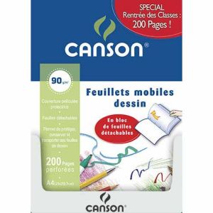 Bloc Feuilles de Dessin Canson - 200 feuilles - A4 - 90g