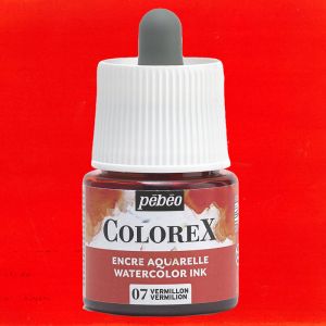 Flacon d'Encre Colorex Pébéo - 45ml - Vermillon