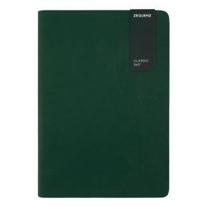 Carnet Zequenz Oberthur - B6 12,5x17,6 cm - vert - ligné