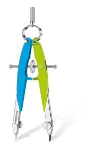 Compas Staedtler à Balustre mars comfort 556  - bleu-vert fluo