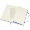 Carnet Moleskine Rigide - 13x21 cm - Pages blanches - Bleu ciel