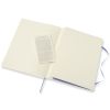 Carnet Moleskine Souple - 19x25 cm - Pages blanches - Bleu clair