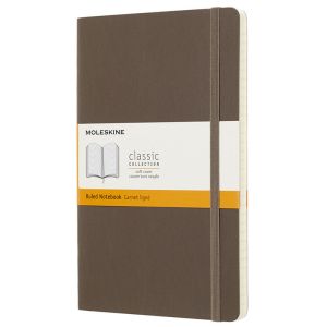 Carnet Moleskine Souple - 13x21 cm - Ligné - Châtaigne