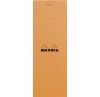 Bloc-Notes Rhodia n°8 - 7,4x21 cm - 80 feuilles - petits carreaux
