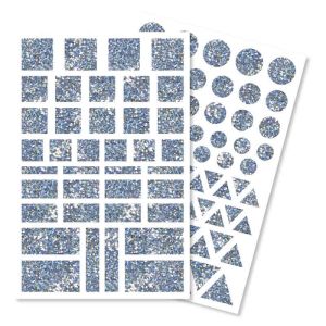 Stickers Initial Maildor - géométriques holographiques