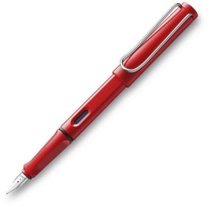 Stylo-Plume Lamy safari - plume moyenne - gaucher - rouge