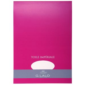 Bloc Lalo toile impériale - 50 feuilles A4 - 100g - blanc