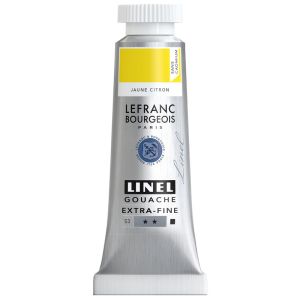 Gouache Extra-Fine Lefranc Bourgeois - 14ml - Jaune Citron sans cadmium