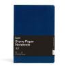 Carnet Papier Pierre Karst - Souple - 14,8x21 cm - Bleu Navy - Ligné