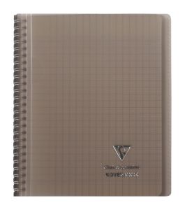 Cahier Clairefontaine Koverbook - 17x22 cm - 160 pages - Séyès - gris