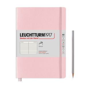 Carnet Leuchtturm souple - 14,5x21cm - Powder - Ligné