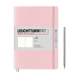 Carnet Leuchtturm souple - 14,5x21cm - Powder - Pages blanches