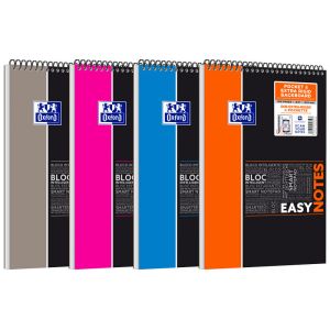 Lot De 3 Bloc-Notes A4 160 Pages Petits Carreaux Orange - Papier Premium 80g Fabriqué En France