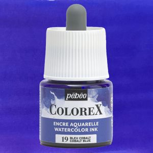 Flacon d'Encre Colorex Pébéo - 45ml - Bleu cobalt