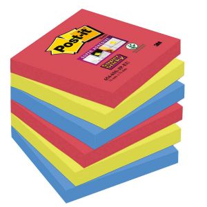 6 Blocs Post-it - 7,6x7,6 cm