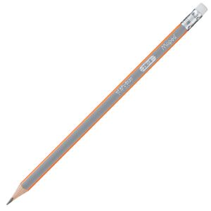 Crayon à Papier Maped black peps graphite bout Gomme - 2H