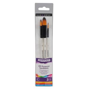 Set de 3 Pinceaux Daler-Rowney