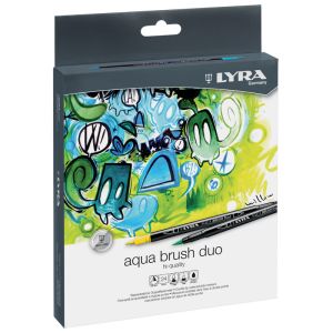 24 Feutres Lyra Aqua Brush Duo