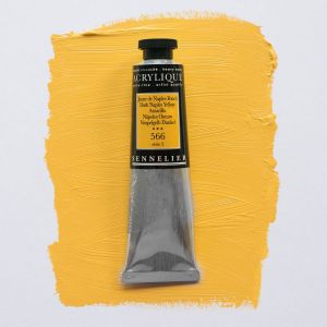 Peinture Acrylique Sennelier - extra-fine - 60ml - jaune de Naples foncé