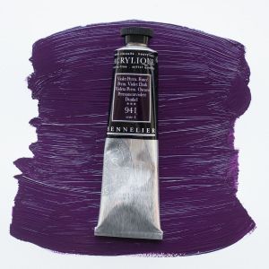 Peinture Acrylique Sennelier - extra-fine - 60ml - violet permanent foncé
