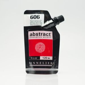 Peinture Acrylique Abstract Sennelier - 120ml - rouge de cadmiun foncé