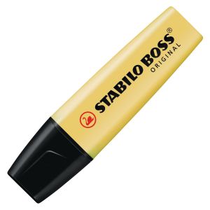 Surligneur Stabilo Boss - jaune pastel