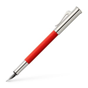 Stylo-Plume Graf von faber-Castell - Guilloché - Rouge indien
