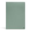 2 Cahiers Papier Pierre Karst - Souple - 14,8x21 cm - Vert - Ligné + Pages blanches