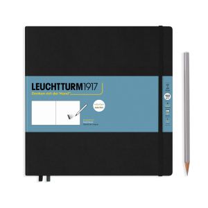 Carnet de Croquis Leuchtturm - Carré 22,5x22,5 cm - noir