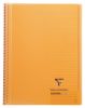 Cahier Clairefontaine Koverbook - A4 - 160 pages - ligné + marge - orange