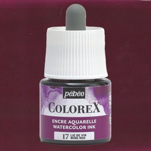 Flacon d'Encre Colorex Pébéo - 45ml - Lie de vin