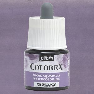 Flacon d'Encre Colorex Pébéo - 45ml - Gris de Payne