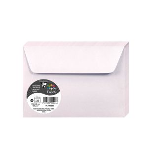 20 Enveloppes Pollen Clairefontaine - 114x162 mm - rose poudré irisé