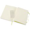 Carnet Moleskine Souple - 19x25 cm - Pages blanches - Vert citron