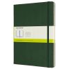 Carnet Moleskine Rigide - 19x25 cm - Pages blanches - Vert Myrte