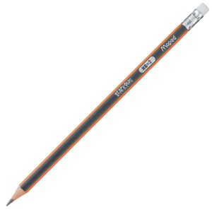 Crayon à Papier Maped black peps graphite bout Gomme - HB