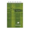 Bloc-Notes Clairefontaine Pupitre - 7,5x12,7 cm - 80 feuilles - petits carreaux