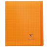 Cahier Clairefontaine Koverbook - 17x22 cm - 96 pages - Séyès - orange