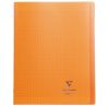 Cahier Clairefontaine Koverbook - 24x32 cm - 96 pages - Séyès - orange