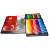 46 Crayons de Couleur Aquarellables Koh-I-Noor + deux pinceaux 