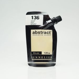 Peinture Acrylique Abstract Sennelier - 120ml - titane buff