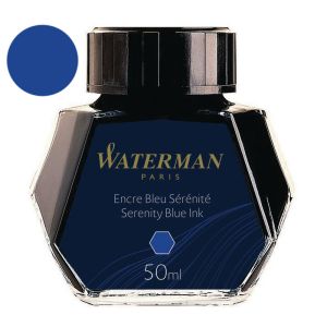 Flacon d'Encre Waterman - 50 ml - bleu sérénité