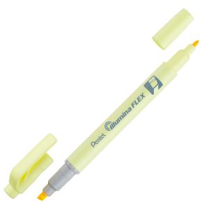 Surligneur Pastel Double Pointe Pentel Illumina - jaune pastel