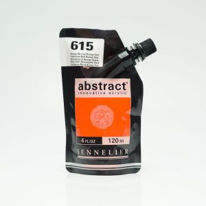 Peinture Acrylique Abstract Sennelier - 120ml - rouge de cadmiun orange