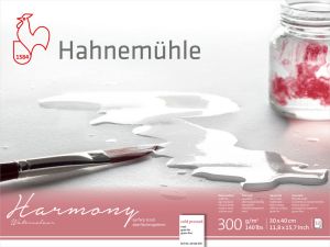 Bloc Papier Aquarelle Harmony Hahnemühle - 300g - 30x40 cm