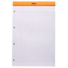 Bloc-Notes Rhodia n° 20 - A4 - 80 feuilles perforées - grands carreaux