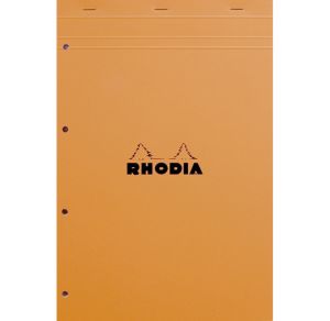 Bloc-Notes Rhodia n°20 - A4 - 80 feuilles perforées - petits carreaux