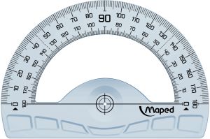 Rapporteur Maped 180°  geometric - base 12 cm
