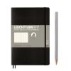 Carnet Leuchtturm rigide - 14,5x21cm - Noir - Pointillés